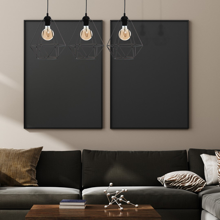 Milagro - Lampa wisząca BASKET BLACK 3xE27