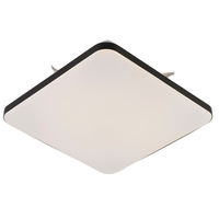 Plafon kwadratowy Babilon 38 cm czarny LED 4000K
