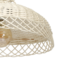 Milagro - Lampa wisząca VIMINI WHITE 1xE27