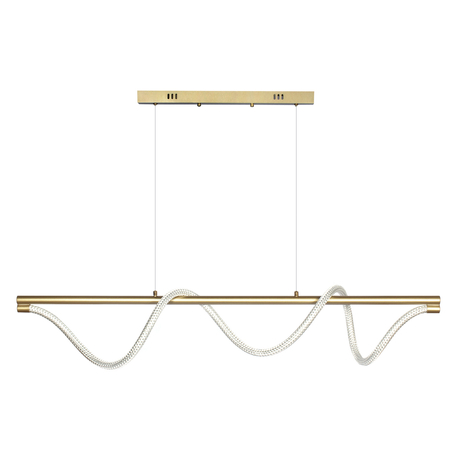 Lampa wisząca Serpente DDXZ003 55W złota - wężyk splot
