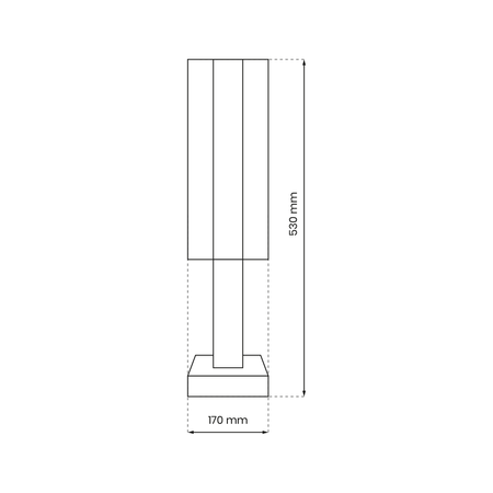 Milagro - Lampka stołowa RAY 12W LED