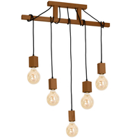 Milagro - Lampa Wisząca JACK 5xE27 Dąb