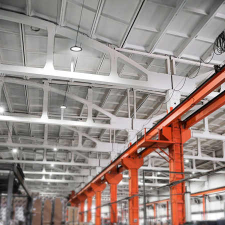 Lampa LED High Bay Oświetlenie Przemysłowe 150W IP65 27000 Lumenów Czarna