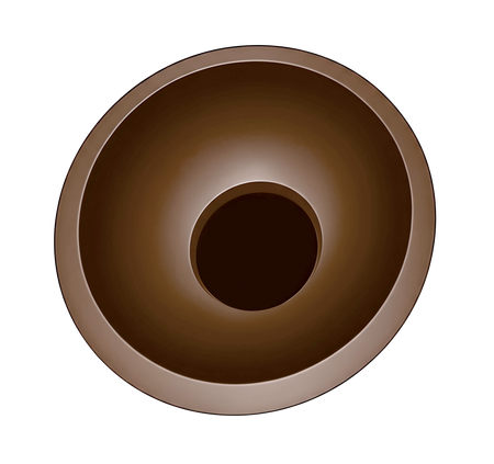 Plafon COCO 60 cm coffee LED