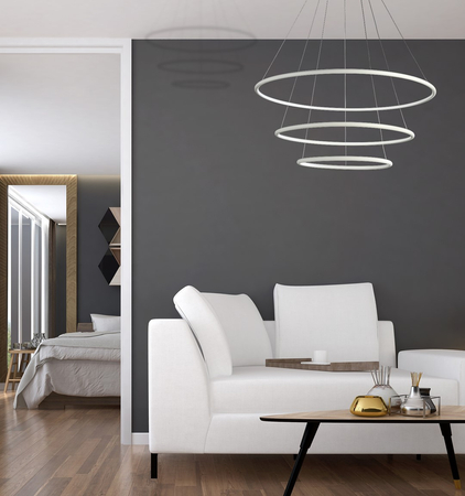 Milagro - LAMPA WISZĄCA ORION WHITE 99W LED