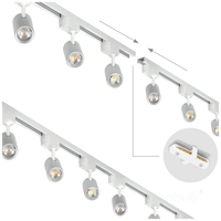 Zestaw szynoprzewód 1-obwodowy NEXTRACK GO 4xGU10 1m biały Kobi