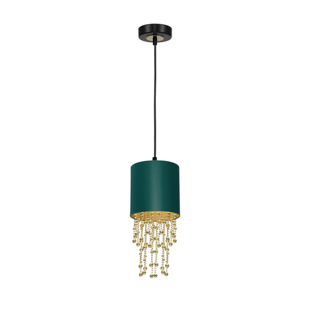 Milagro - Lampa wisząca ALMERIA GREEN/GOLD 1xE27