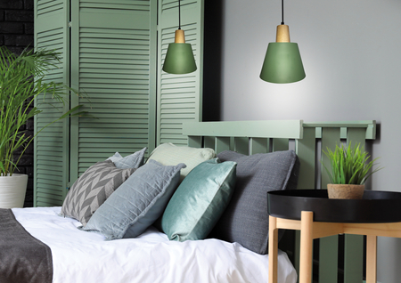 LAMPA WISZĄCA FARO 1 ZIELONY