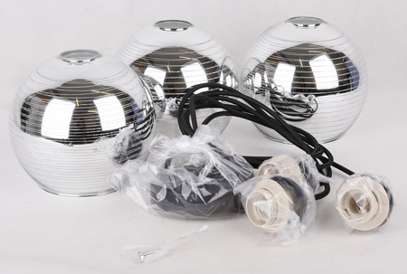 Candellux - Trio 1 Lampa Wisząca 3X60W E27 Chrom