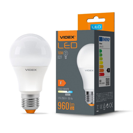 LED Żarówka VIDEX-E27-A60-10W-CW