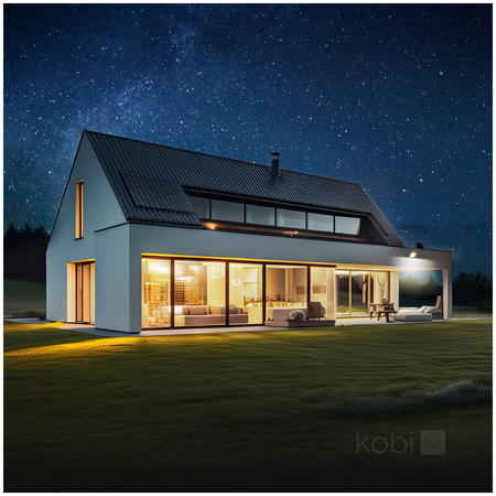 Naświetlacz Solar LED MHCS 10W 2CCT IP65 Kobi Premium