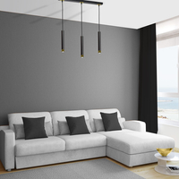 Milagro - Lampa wisząca DANI BLACK/GOLD 3xGU10