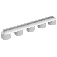 Milagro - Lampa sufitowa DIXIE White  5xGX53