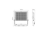 LED line PRIME Floodlight 400W 56000lm 120°