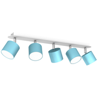 Milagro - Lampa sufitowa DIXIE BLUE/WHITE 5xGX53
