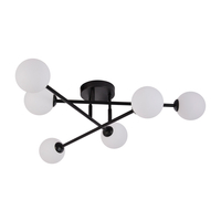 Lampa sufitowa Dorado czarna 6xG9