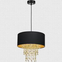 Milagro - Lampa wisząca ALMERIA BLACK/GOLD 1xE27