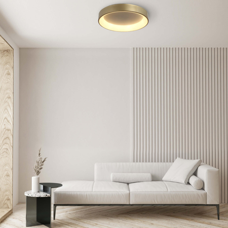 Plafon Georgia 60 cm złoty LED CCT
