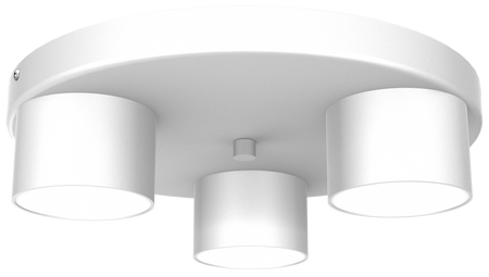 Milagro - Lampa sufitowa DIXIE White  3xGX53