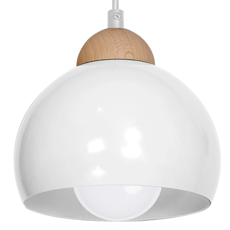 Milagro - Lampa wisząca DAMA WHITE 3xE27