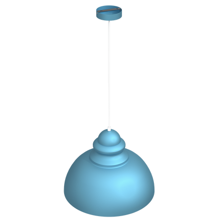 Lampa wisząca CORIN BLUE 1xE27