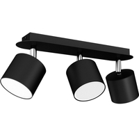 Milagro - Lampa sufitowa DIXIE BLACK 3xGX53