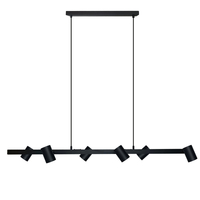 Lampa wisząca Snow 6 czarna 6xGU10