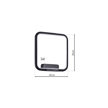 Milagro - KINKIET NIX BLACK 13W LED