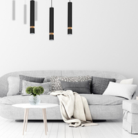 Milagro - Lampa wisząca JOKER BLACK/WOOD 3xGU10