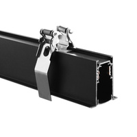Szyna magnetyczna podtynkowa LL-20F czarna 150cm