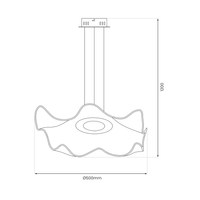 Lampa wisząca LARGO 16W LED