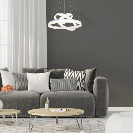 Milagro - LAMPA WISZĄCA RING 4080 114W LED + PILOT