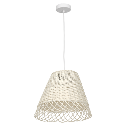 Milagro - Lampa wisząca VIMINI WHITE 1xE27