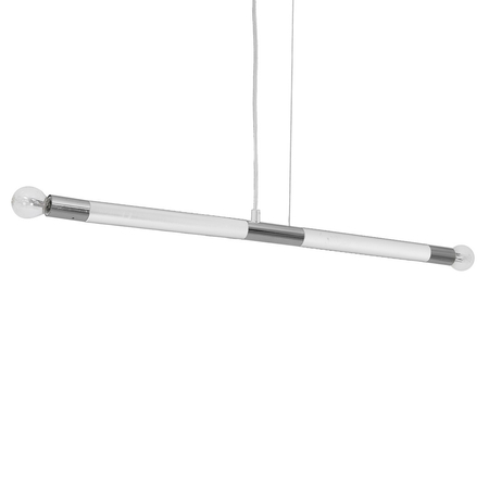 Milagro - Lampa wisząca BASTONE WHITE / CHROME 2xE14