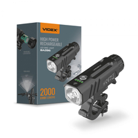 Latarka lampka rowerowa LED Videx 20W 2000lm 5000K IP68 USB + uchwyt