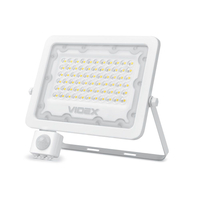 Naświetlacz LED biały czujnik ruchu halogen 50W VLE-F2e-505W-S