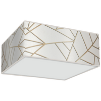 Milagro - Lampa sufitowa ZIGGY WHITE White/Gold 3xE27