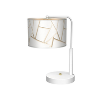 Milagro - Lampka nocna ZIGGY WHITE White/Gold 1xE27
