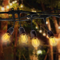 GIRLANDA 10 METRÓW Z ŻARÓWKĄ FILAMENTOWĄ 10x1,5W