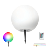Lampa ogrodowa Solar LED GARDEN BALL 30cm 3000K+RGB Kobi Design
