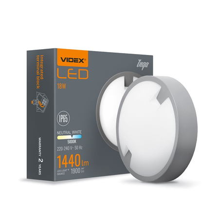 Oprawa zewnętrzna LED bulkhead 18W 1440lm 5000K