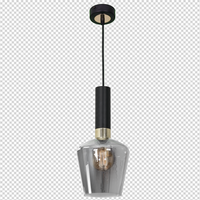 Milagro - Lampa wisząca ROMA BLACK 1xE27