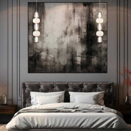 Milagro - Lampa wisząca CARO SMOKED 40W LED