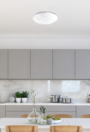MAGNUS LAMPA SUFITOWA PLAFON 24W LED 38CM KLOSZ BIAŁY 4000K