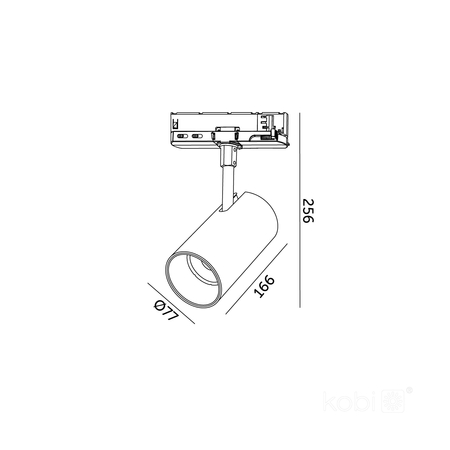 Reflektor szynowy LED NEXTRACK CORE 35W 3CCT 36° czarny Kobi Pro