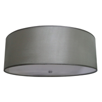 Plafon Girona szary 50 cm 3xE27