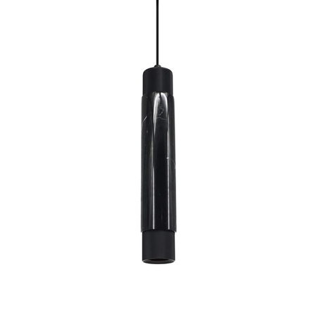 Milagro - Lampa wisząca MARBLE BLACK 1xGU10