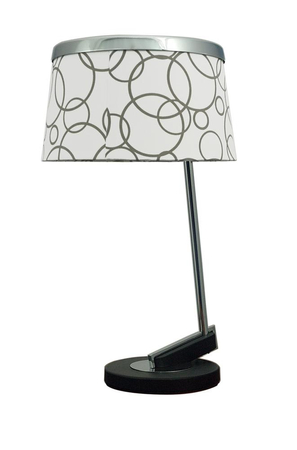 IMPRESJA LAMPA 1*60W E27 BIAŁA CHROM