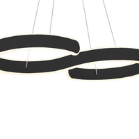 Milagro - Lampa wisząca INFINITY BLACK 60W LED