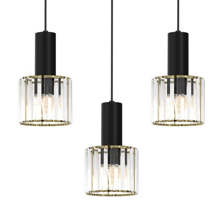 Milagro - Lampa wisząca CRISTAL 3xE27